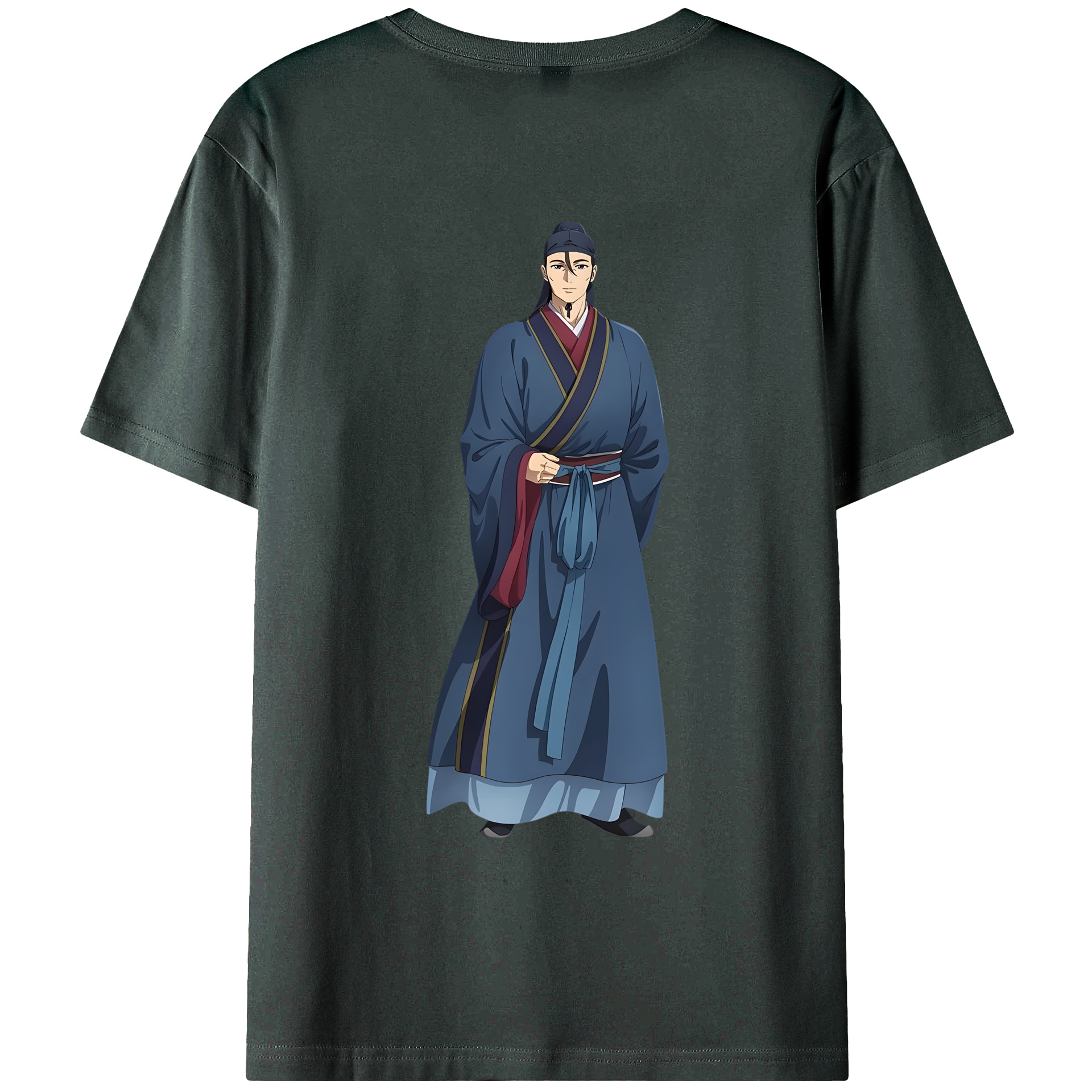 （画像用） 薬屋のひとりごと The Apothecary Diaries 綿100％ メンズ半袖Tシャツ（バックプリント） 通気性